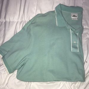 Teal Lacoste Collared Polo